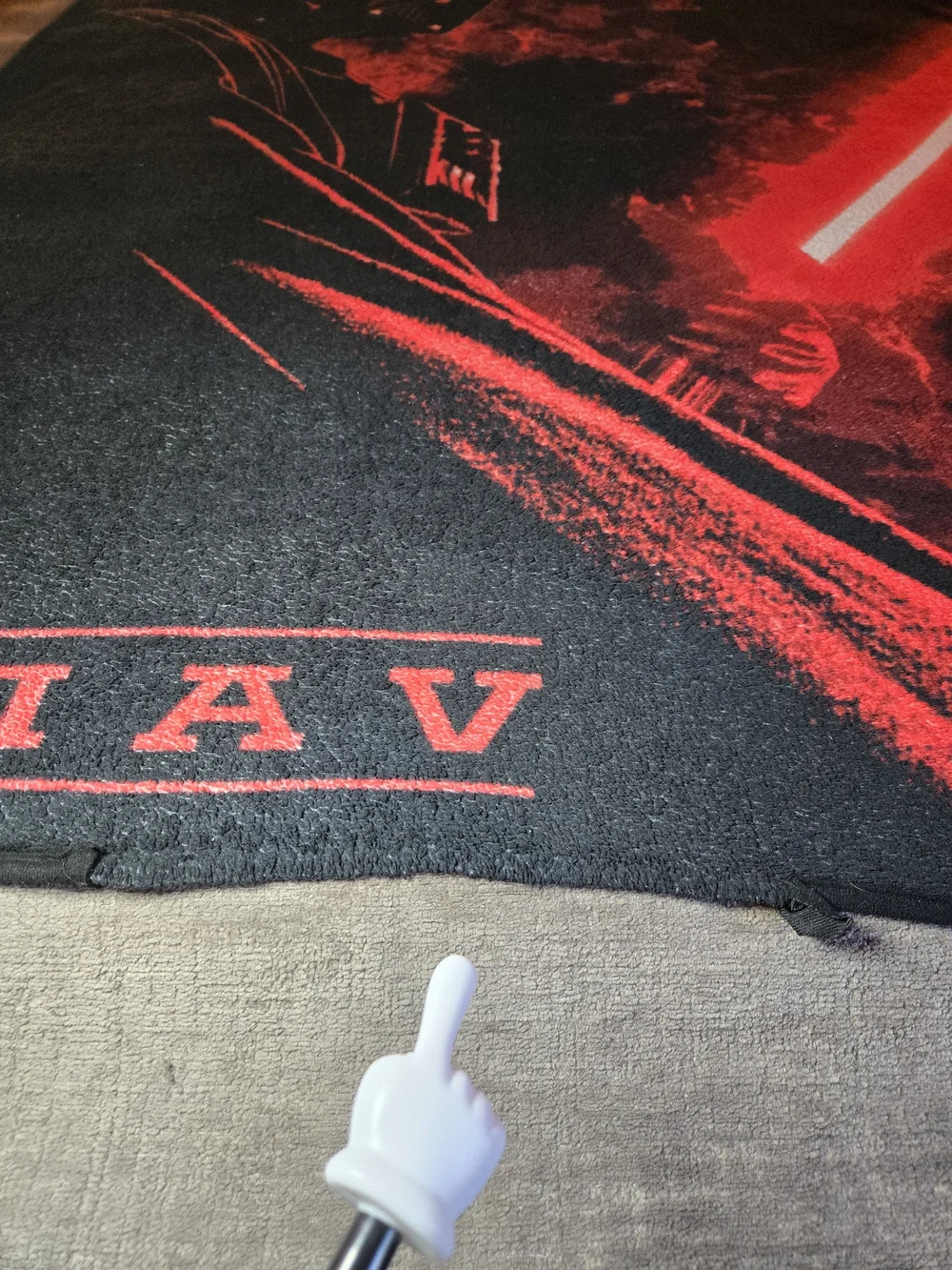 Star Wars Darth Vader red and black plush throw blanket 48